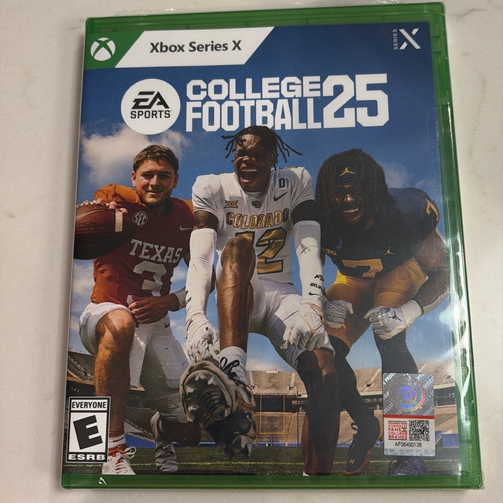 NWT XBox Series X College Football 25 - still in packaging, never opened!